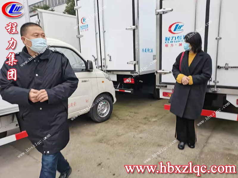 女神節(jié)，程力集團福田祥菱V1冷藏車被河北唐山女神帶回家啦！